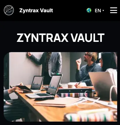 Zyntrax Vaultは詐欺?怪しい暗号資産・仮想通貨の投資プラットフォームを調査
